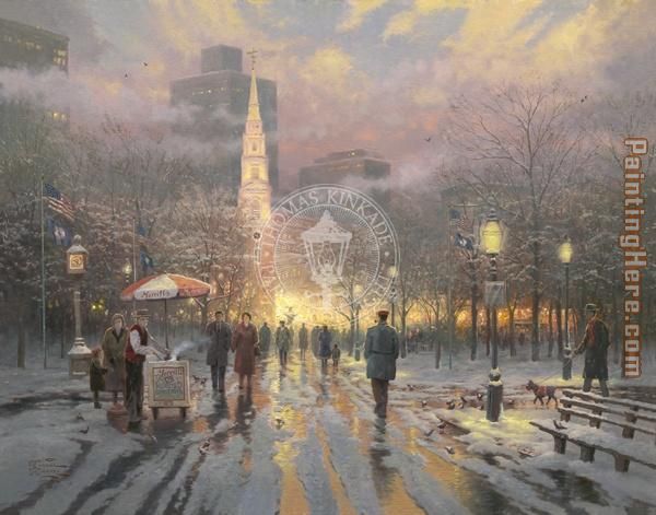 Thomas Kinkade Boston Celebration